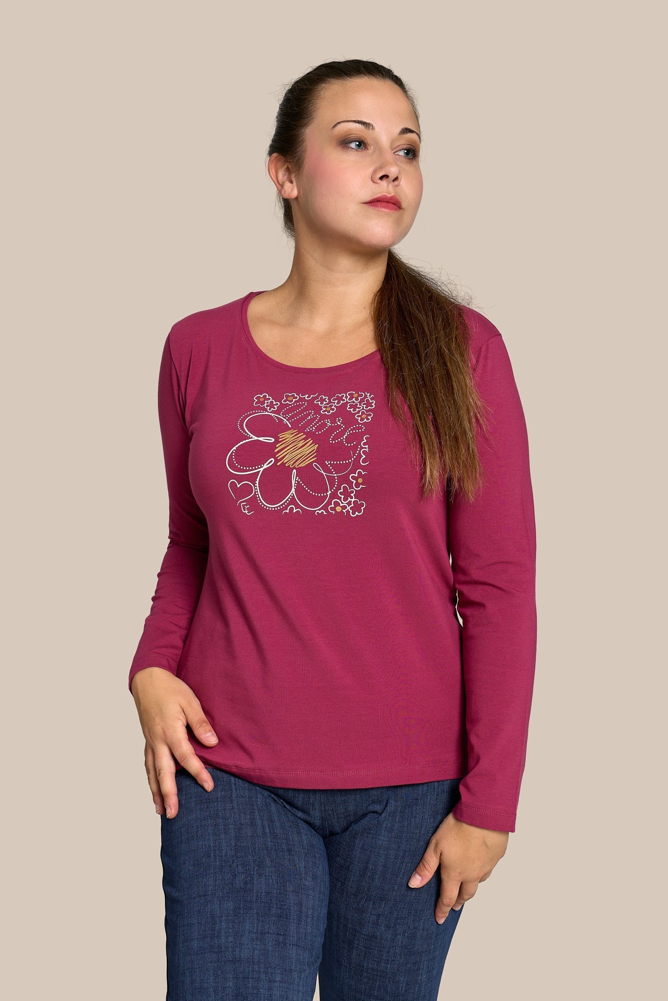 AMORE Long Sleeve T-Shirt