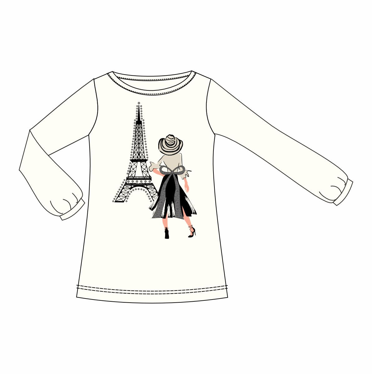 EIFFEL TOWER Long Sleeve T-Shirt