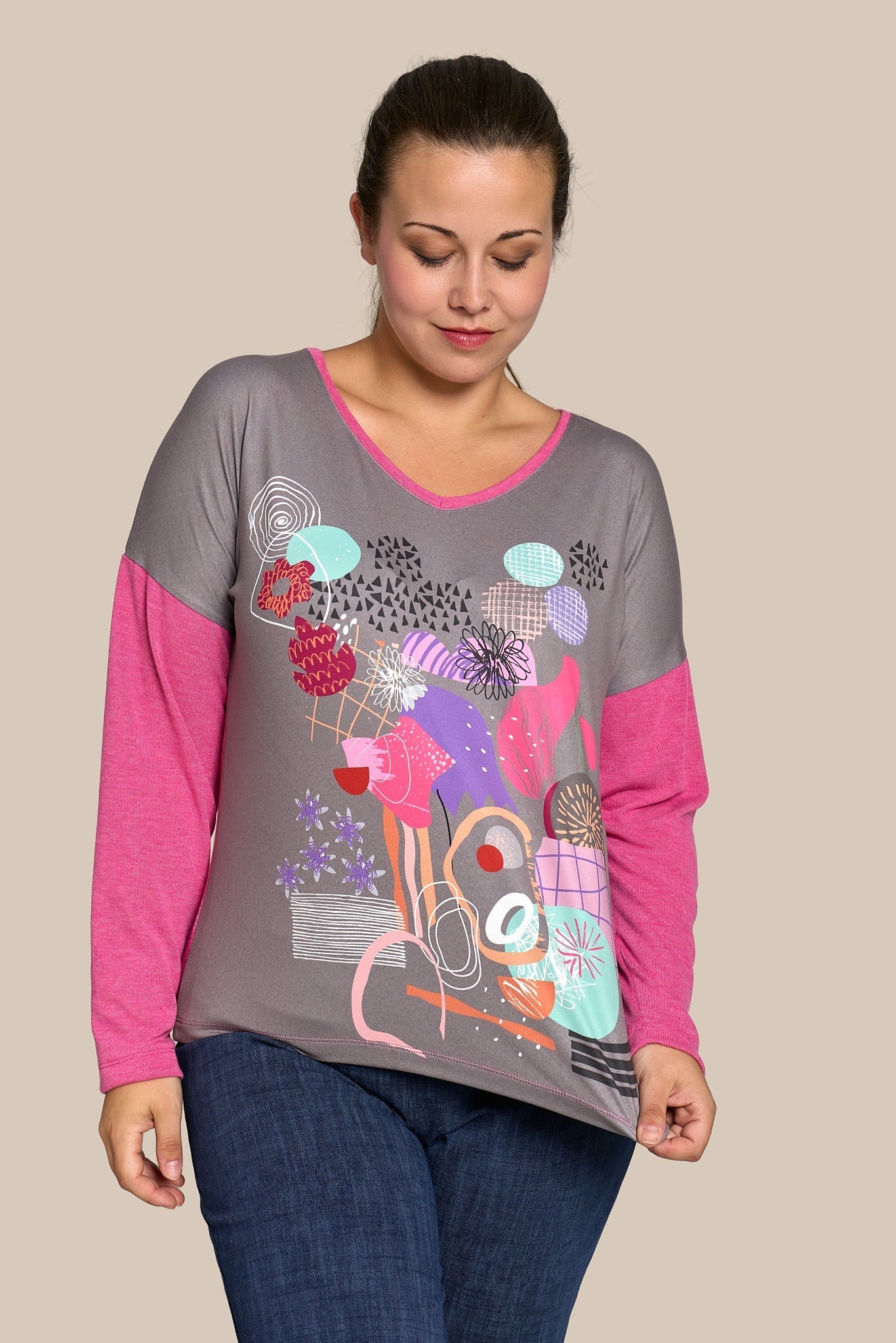 ABSTRACT Long Sleeve T-Shirt