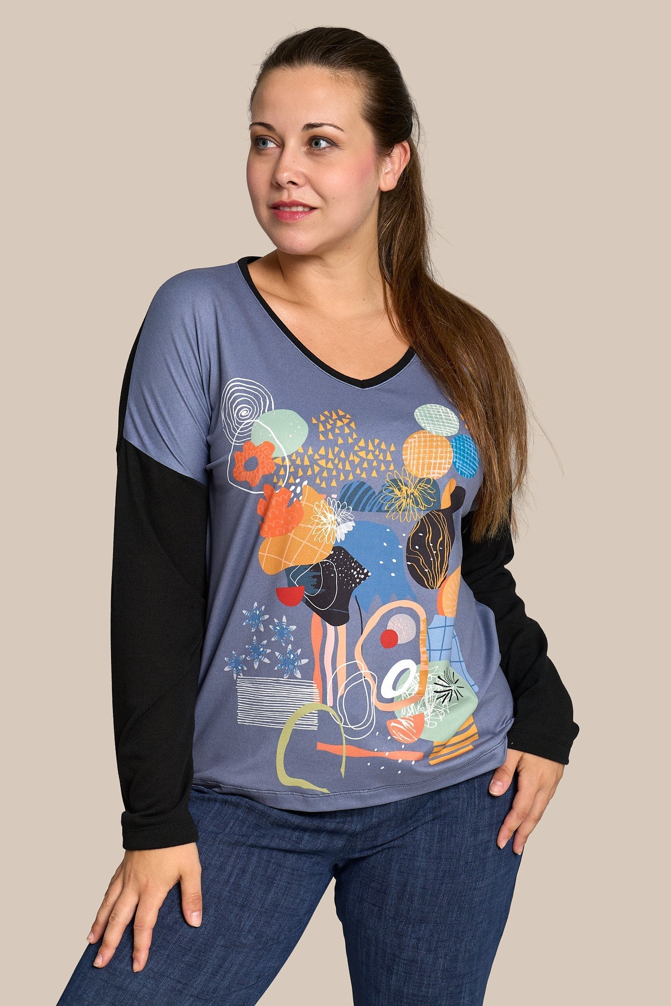 ABSTRACT Long Sleeve T-Shirt