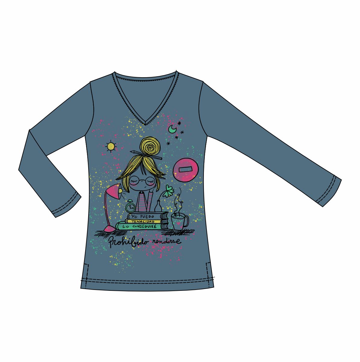 Long Sleeve T-Shirt NO GIVING UP