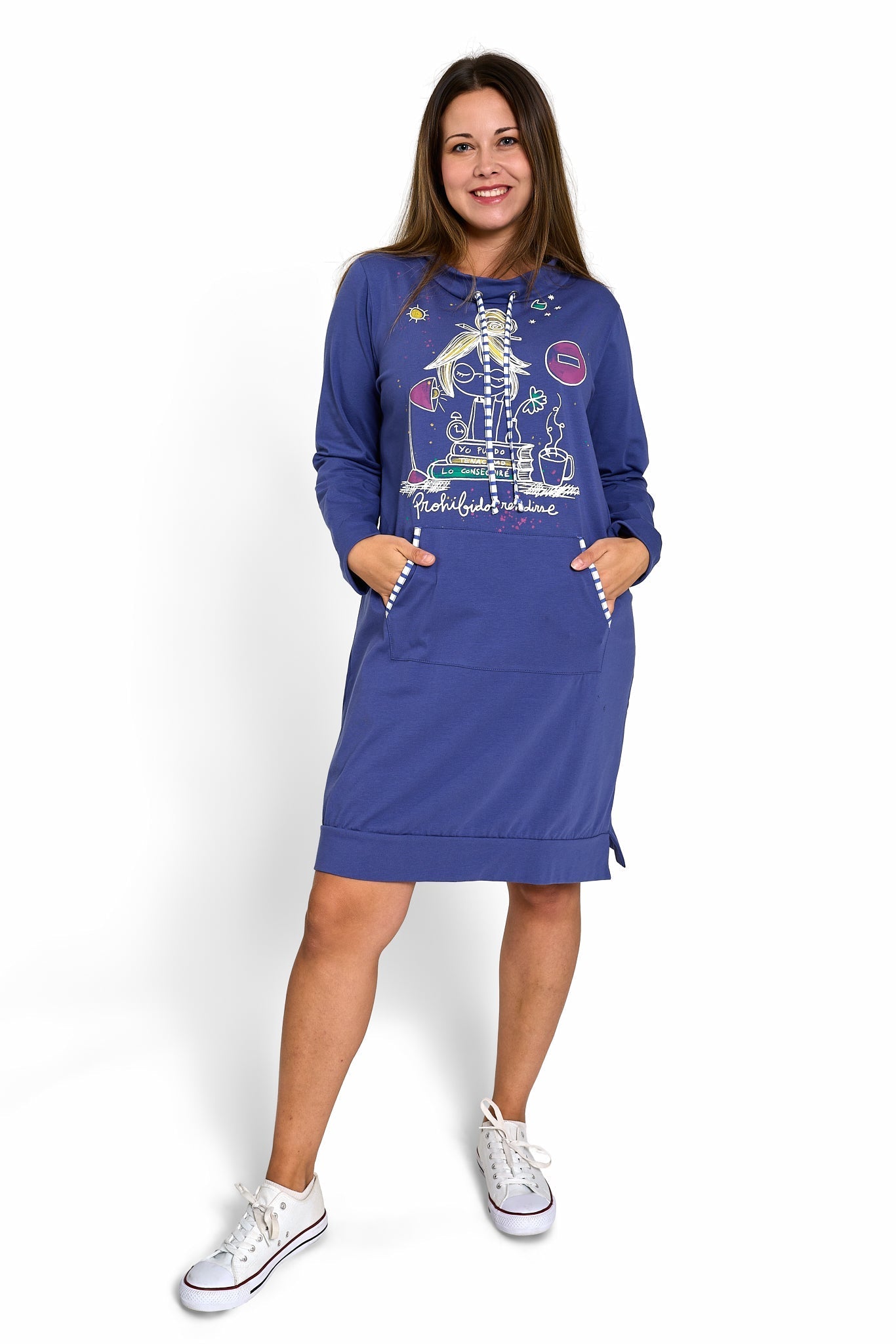 Long Sleeve Dress FORBIDDEN TO GIVE UP