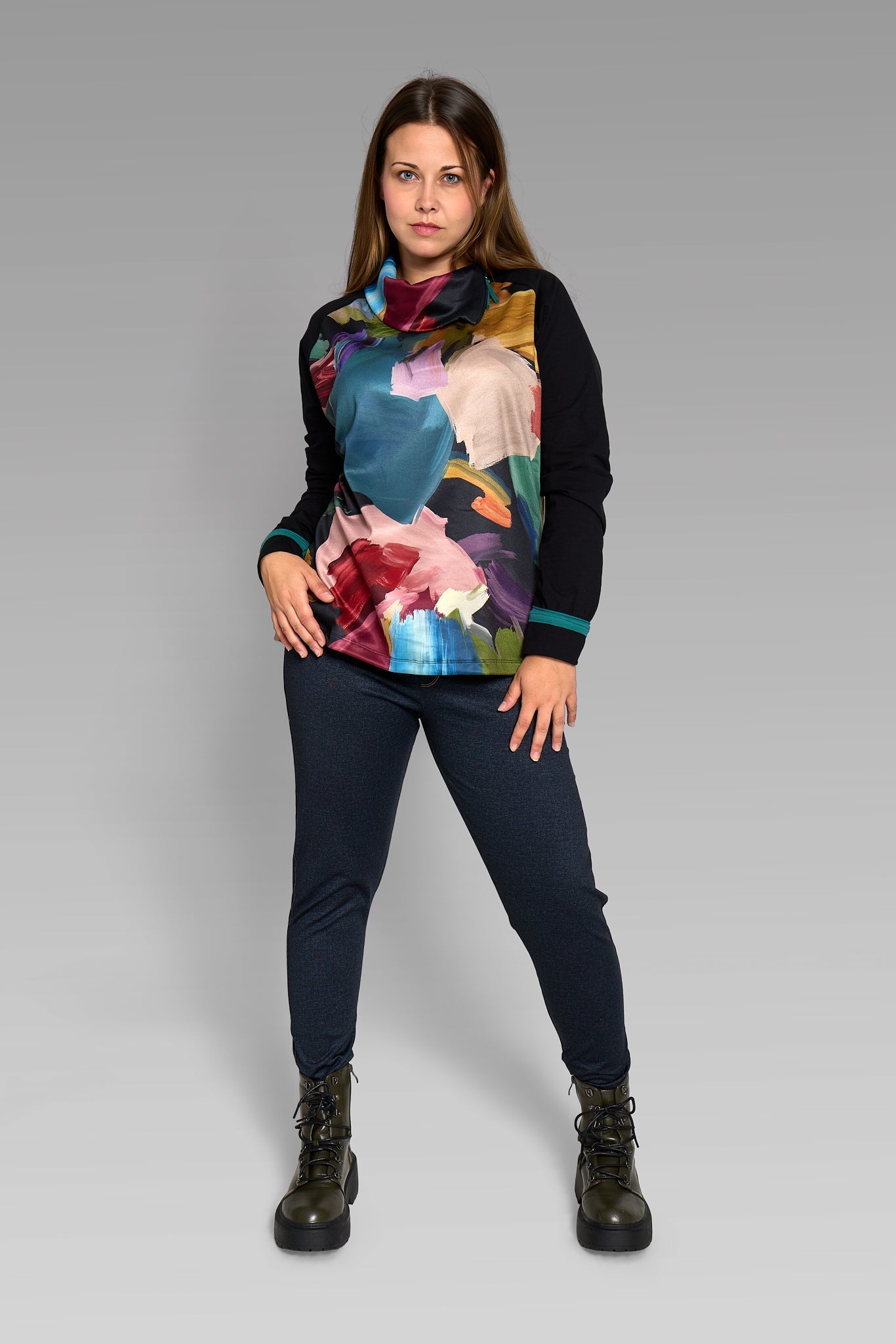 Long Sleeve T-Shirt BRUSHSTROKES