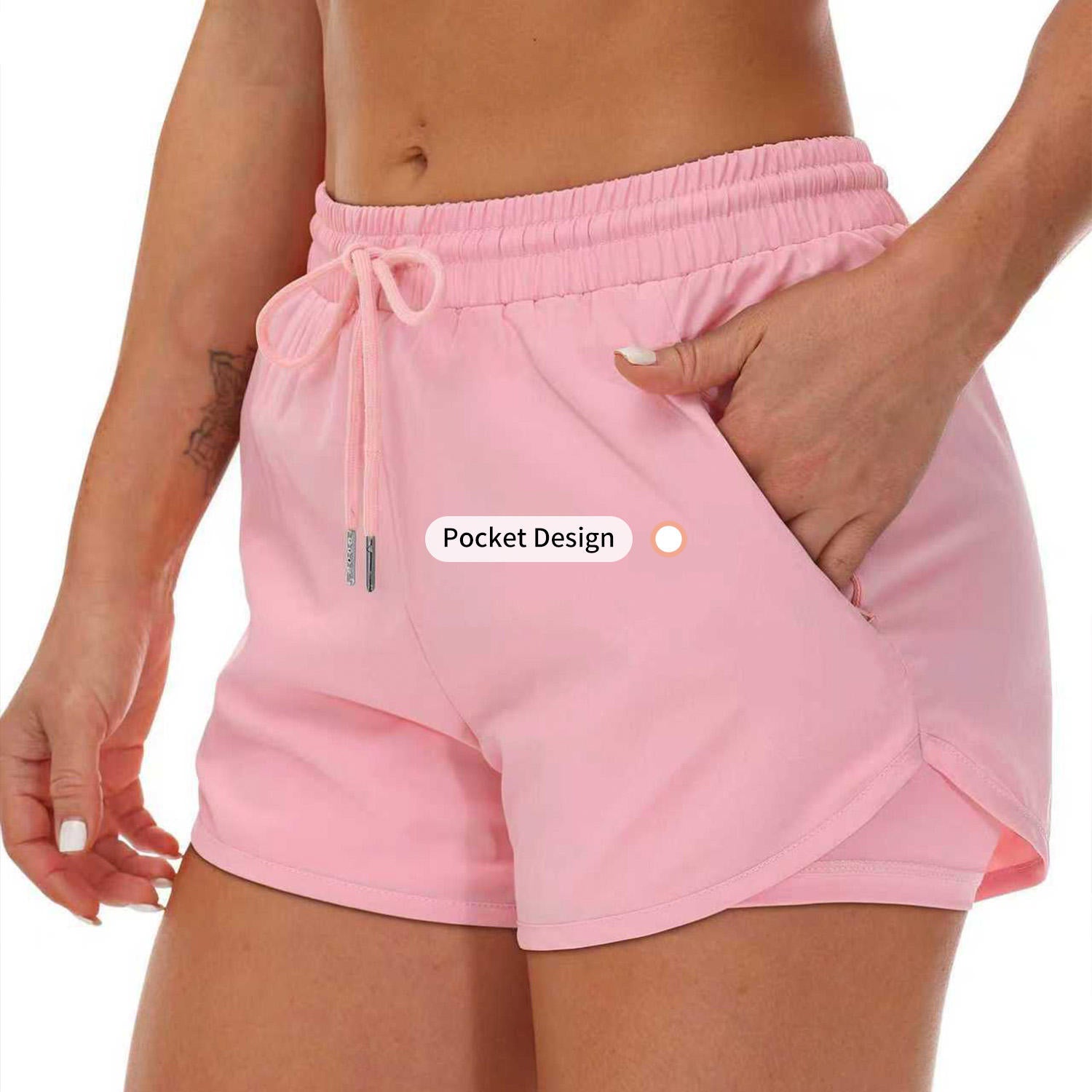 Short Deportivo Casual de Secado Rápido – Mujer