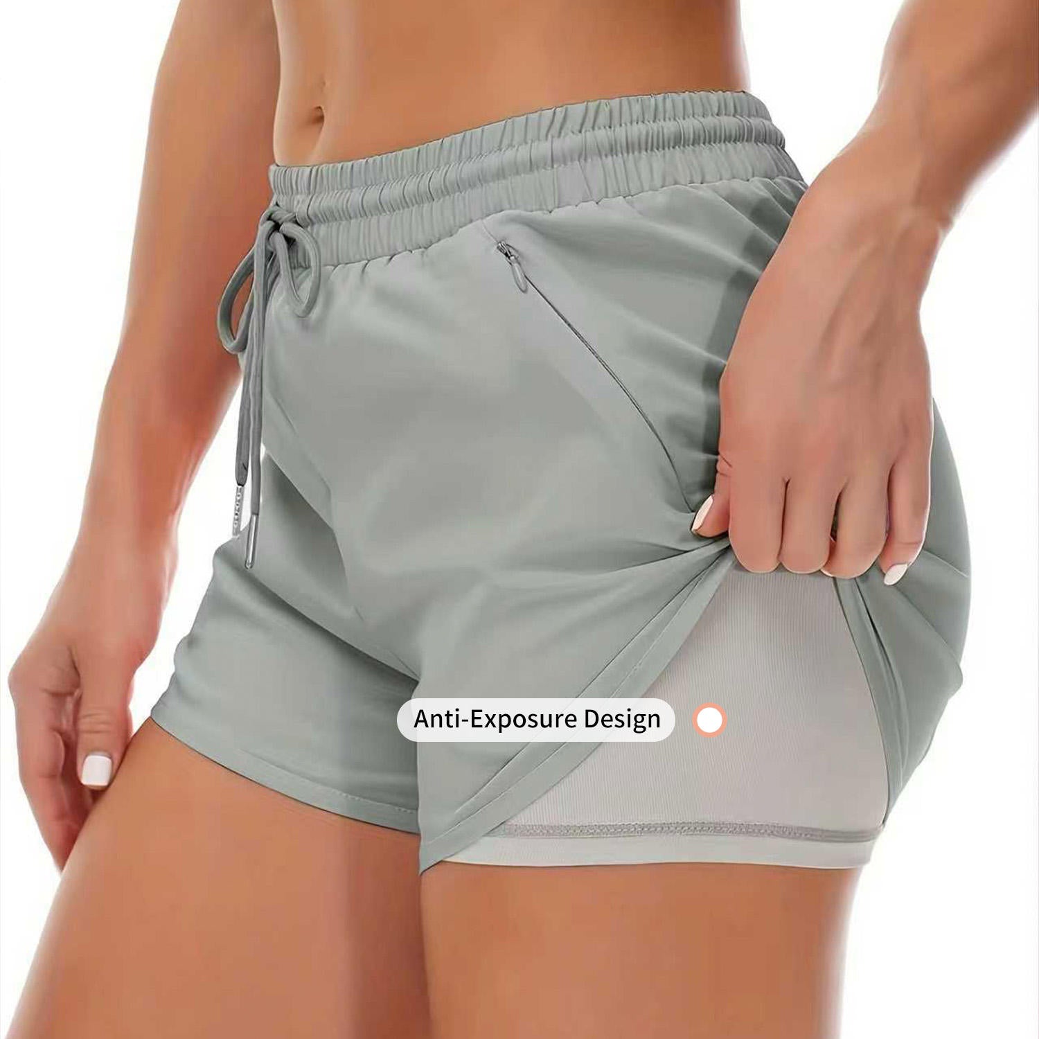 Short Deportivo Casual de Secado Rápido – Mujer